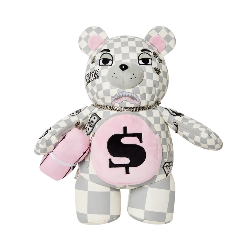 XTC LA PALAIS MEDIUM MONEYBEAR TEDDYBEAR BACKPACK.